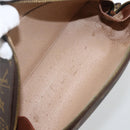 LOUIS VUITTON Monogram Trousse Demi Ronde Cosmetic Pouch M47520 LV Auth ARZ812-10