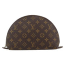 LOUIS VUITTON Monogram Trousse Demi Ronde Cosmetic Pouch M47520 LV Auth ARZ812-13