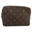 LOUIS VUITTON Monogram Trousse Toilette 18 Pouch M47526 LV Auth ARZ813-1