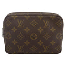 LOUIS VUITTON Monogram Trousse Toilette 18 Pouch M47526 LV Auth ARZ813-13
