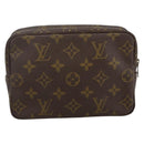 LOUIS VUITTON Monogram Trousse Toilette 18 Pouch M47526 LV Auth ARZ813-2