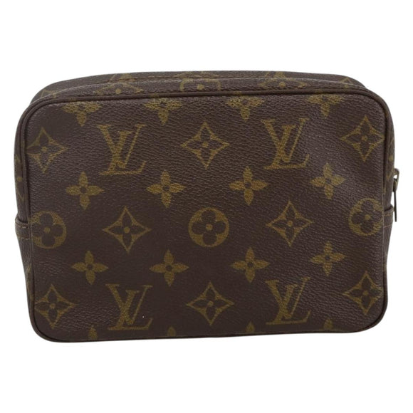 LOUIS VUITTON Monogram Trousse Toilette 18 Pouch M47526 LV Auth ARZ813