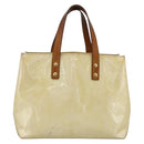 LOUIS VUITTON Monogram Vernis Reade PM Hand Bag Perle M91336 LV Auth ARZ815-2
