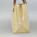 LOUIS VUITTON Monogram Vernis Reade PM Hand Bag Perle M91336 LV Auth ARZ815-3