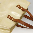 LOUIS VUITTON Monogram Vernis Reade PM Hand Bag Perle M91336 LV Auth ARZ815-6
