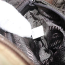 PRADA Shoulder Bag Nylon Khaki Silver Auth ARZ817-12