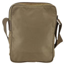 PRADA Shoulder Bag Nylon Khaki Silver Auth ARZ817-2
