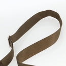 PRADA Shoulder Bag Nylon Khaki Silver Auth ARZ817-8