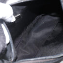 PRADA Hand Pouch Nylon Black Silver Auth ARZ818-11
