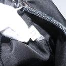 PRADA Hand Pouch Nylon Black Silver Auth ARZ818-12