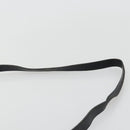 Christian Dior Shoulder Bag Leather Black Gold Auth ARZ819-8
