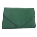 LOUIS VUITTON Epi Art Deco Clutch Bag Green M52634 LV Auth ARZ821-1