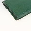 LOUIS VUITTON Epi Art Deco Clutch Bag Green M52634 LV Auth ARZ821-16
