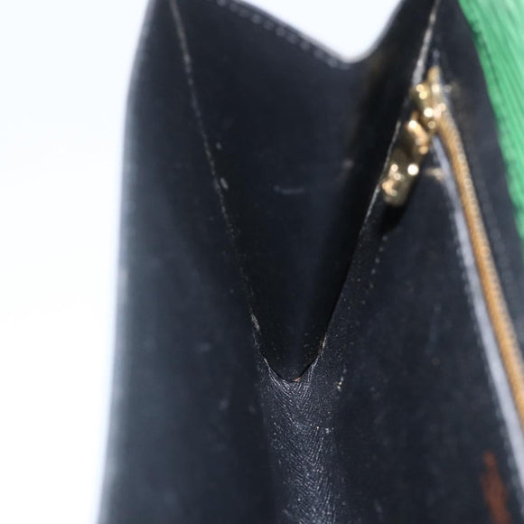 LOUIS VUITTON Epi Art Deco Clutch Bag Green M52634 LV Auth ARZ821