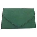 LOUIS VUITTON Epi Art Deco Clutch Bag Green M52634 LV Auth ARZ821-13