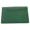 LOUIS VUITTON Epi Art Deco Clutch Bag Green M52634 LV Auth ARZ821-2