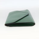 LOUIS VUITTON Epi Art Deco Clutch Bag Green M52634 LV Auth ARZ821-3