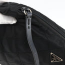 PRADA Pouch Nylon Black Silver Auth ARZ823A-9