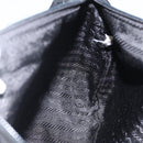 PRADA Pouch Nylon Black Silver Auth ARZ823A-18
