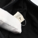 PRADA Pouch Nylon Black Silver Auth ARZ823A-12