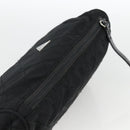 PRADA Pouch Nylon Black Silver Auth ARZ823A-5