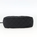 PRADA Pouch Nylon Black Silver Auth ARZ823A-6