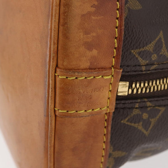 LOUIS VUITTON Monogram Alma Hand Bag M51130 LV Auth ARZ831