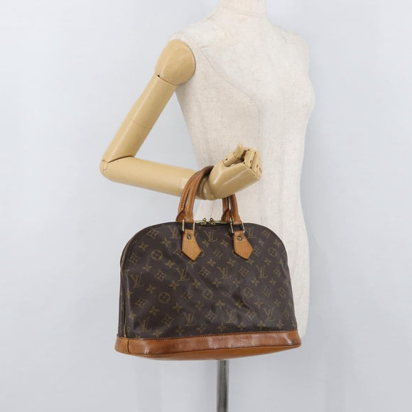 LOUIS VUITTON Monogram Alma Hand Bag M51130 LV Auth ARZ831