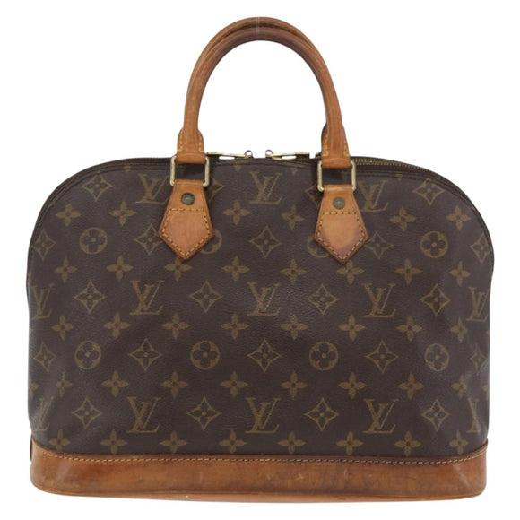 LOUIS VUITTON Monogram Alma Hand Bag M51130 LV Auth ARZ831