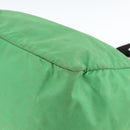 PRADA Hand Bag Nylon 2way Green Silver Auth ARZ835-17