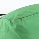 PRADA Hand Bag Nylon 2way Green Silver Auth ARZ835-18