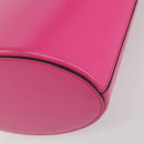 Salvatore Ferragamo Gancini Schoudertas Leer Roze Goud Auth ARZ836A-16