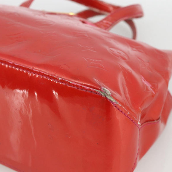 LOUIS VUITTON Monogram Vernis Wilshire PM Hand Bag Rose Pop M93643 Auth ARZ840