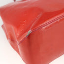LOUIS VUITTON Monogram Vernis Wilshire PM Hand Bag Rose Pop M93643 Auth ARZ840-16