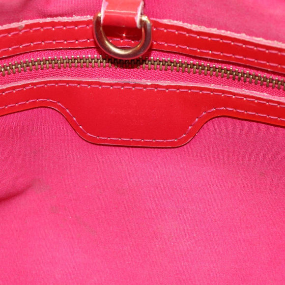 LOUIS VUITTON Monogram Vernis Wilshire PM Hand Bag Rose Pop M93643 Auth ARZ840