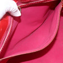LOUIS VUITTON Monogram Vernis Wilshire PM Hand Bag Rose Pop M93643 Auth ARZ840-22