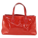 LOUIS VUITTON Monogram Vernis Wilshire PM Hand Bag Rose Pop M93643 Auth ARZ840-2