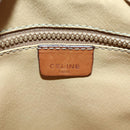 CELINE Macadam Canvas Shoulder Bag PVC Leather Beige Gold Auth ARZ842A-17