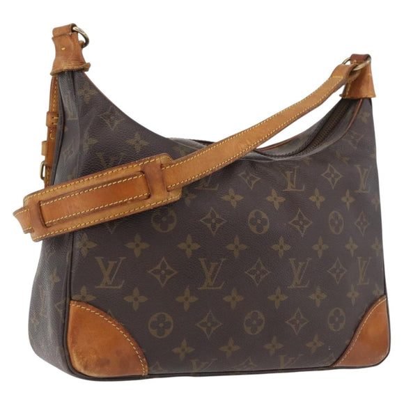 LOUIS VUITTON Monogram Boulogne 30 Shoulder Bag M51265 LV Auth ARZ844