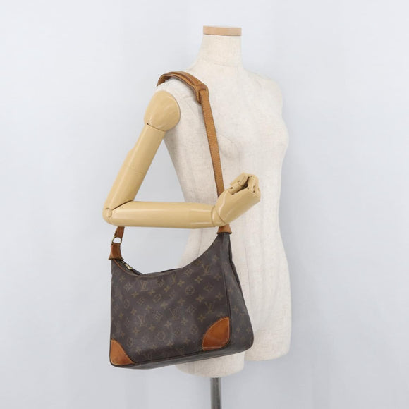 LOUIS VUITTON Monogram Boulogne 30 Shoulder Bag M51265 LV Auth ARZ844