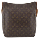 LOUIS VUITTON Monogram Looping GM Shoulder Bag M51145 LV Auth ARZ845-2