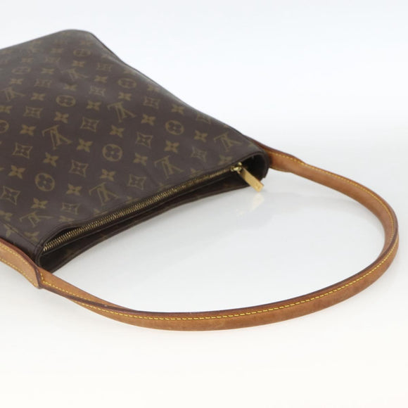 LOUIS VUITTON Monogram Looping GM Shoulder Bag M51145 LV Auth ARZ845