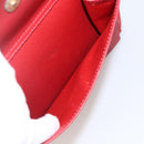 CELINE Backpack Leather Red Gold Auth ARZ853-22