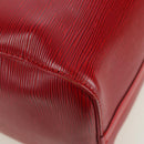 LOUIS VUITTON Epi Speedy 35 Hand Bag Castilian Red M42997 LV Auth ARZ854V-16