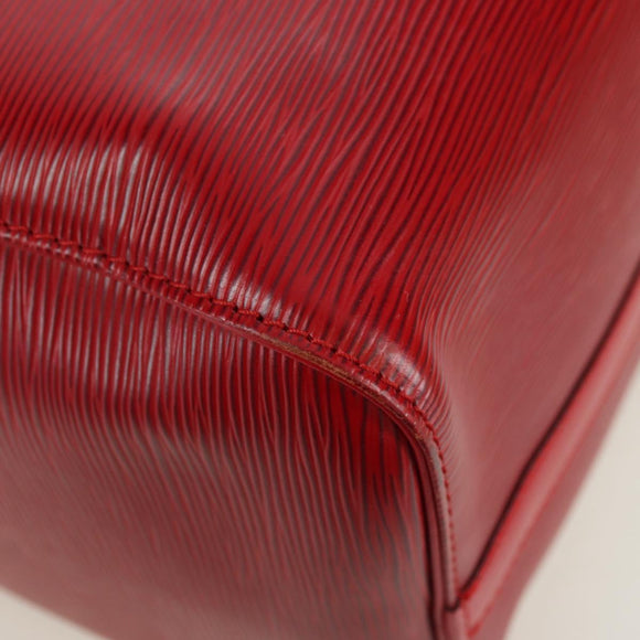 LOUIS VUITTON Epi Speedy 35 Hand Bag Castilian Red M42997 LV Auth ARZ854V