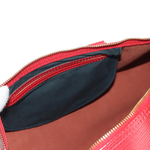 LOUIS VUITTON Epi Speedy 35 Hand Bag Castilian Red M42997 LV Auth ARZ854V