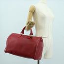 LOUIS VUITTON Epi Speedy 35 Hand Bag Castilian Red M42997 LV Auth ARZ854V-24