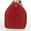LOUIS VUITTON Epi Speedy 35 Hand Bag Castilian Red M42997 LV Auth ARZ854V-3