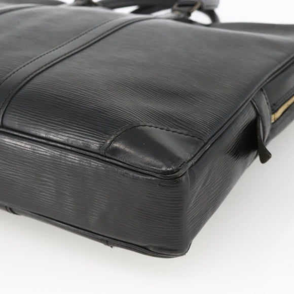 LOUIS VUITTON Epi Porte Documents Voyage Business Bag Black M40321 Auth ARZ858