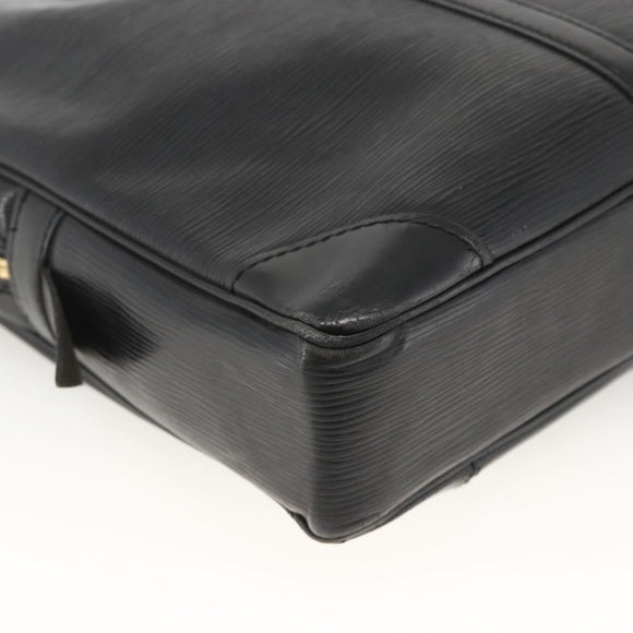 LOUIS VUITTON Epi Porte Documents Voyage Business Bag Black M40321 Auth ARZ858